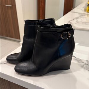 Tory Burch Black Leather Boots